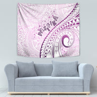 Pasifika Festival Tapestry Tribal Pattern Lilac Version