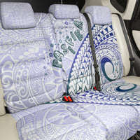 Pasifika Festival Back Car Seat Cover Tribal Pattern Violet Version LT01 - Polynesian Pride