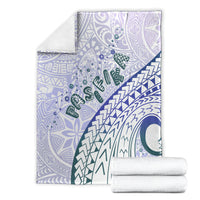 Pasifika Festival Blanket Tribal Pattern Violet Version