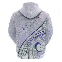 Pasifika Festival Hoodie Tribal Pattern Violet Version LT01 - Polynesian Pride