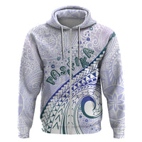 Pasifika Festival Zip Hoodie Tribal Pattern Violet Version LT01 Zip Hoodie Purple - Polynesian Pride