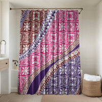 Hawaiian Quilt Pattern Bathroom Set Sweet Color Mixed - Polynesian Pride