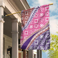 Hawaiian Quilt Pattern Garden Flag Sweet Color Mixed - Polynesian Pride