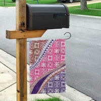 Hawaiian Quilt Pattern Garden Flag Sweet Color Mixed - Polynesian Pride