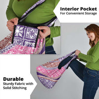 Hawaiian Quilt Pattern Grocery Bag Sweet Color Mixed - Polynesian Pride