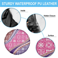 Hawaiian Quilt Pattern Spare Tire Cover Sweet Color Mixed - Polynesian Pride