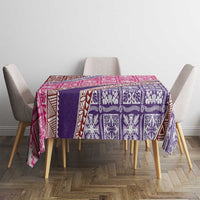 Hawaiian Quilt Pattern Tablecloth Sweet Color Mixed - Polynesian Pride