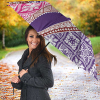 Hawaiian Quilt Pattern Umbrella Sweet Color Mixed - Polynesian Pride