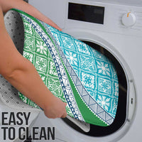 Hawaiian Quilt Pattern Bathroom Set Fresh Color Mixed - Polynesian Pride