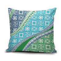 Hawaiian Quilt Pattern Pillow Cover Fresh Color Mixed - Polynesian Pride