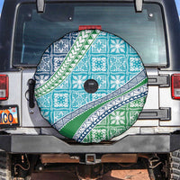Hawaiian Quilt Pattern Spare Tire Cover Fresh Color Mixed - Polynesian Pride