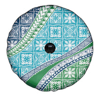 Hawaiian Quilt Pattern Spare Tire Cover Fresh Color Mixed - Polynesian Pride