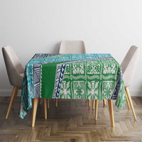 Hawaiian Quilt Pattern Tablecloth Fresh Color Mixed - Polynesian Pride