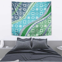 Hawaiian Quilt Pattern Tapestry Fresh Color Mixed - Polynesian Pride