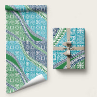 Hawaiian Quilt Pattern Wrapping Paper Fresh Color Mixed - Polynesian Pride
