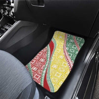 Hawaiian Quilt Pattern Car Mats Special Color Mixed - Polynesian Pride