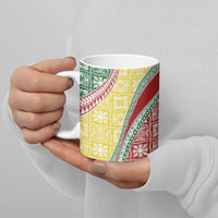 Hawaiian Quilt Pattern Ceramic Mug Special Color Mixed - Polynesian Pride