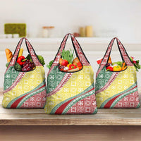 Hawaiian Quilt Pattern Grocery Bag Special Color Mixed - Polynesian Pride