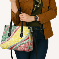 Hawaiian Quilt Pattern Leather Bag Special Color Mixed - Polynesian Pride