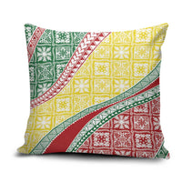 Hawaiian Quilt Pattern Pillow Cover Special Color Mixed - Polynesian Pride