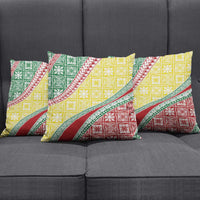 Hawaiian Quilt Pattern Pillow Cover Special Color Mixed - Polynesian Pride