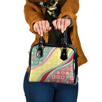 Hawaiian Quilt Pattern Shoulder Handbag Special Color Mixed - Polynesian Pride