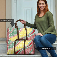 Hawaiian Quilt Pattern Travel Bag Special Color Mixed - Polynesian Pride