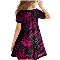 Polynesian Turtle Valentine Family Matching Mermaid Dress and Hawaiian Shirt You And Me Pink Hibiscus Heart LT01 - Polynesian Pride