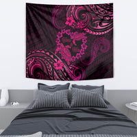 Polynesian Turtle Valentine Tapestry You And Me Pink Hibiscus Heart LT01 - Polynesian Pride