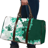 Green Hibiscus Plumeria Floral Travel Bag - Polynesian Pride