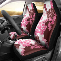 Pink Hibiscus Plumeria Floral Car Seat Cover LT01 - Polynesian Pride