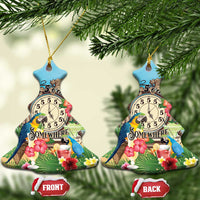 It's 5 o'clock Somewhere Ceramic Ornament Hawaiian Tropical Parrots - Polynesian Pride