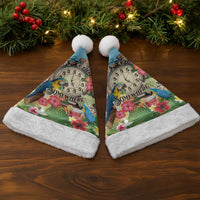 It's 5 o'clock Somewhere Christmas Santa Hat Hawaiian Tropical Parrots LT01 - Polynesian Pride
