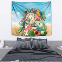 It's 5 o'clock Somewhere Tapestry Hawaiian Tropical Parrots - Polynesian Pride