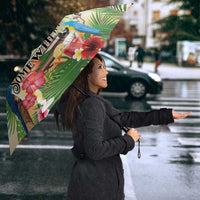 It's 5 o'clock Somewhere Umbrella Hawaiian Tropical Parrots - Polynesian Pride