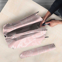 Polynesian Tiare Monstera Soft Pink Umbrella Liquid Style - Polynesian Pride