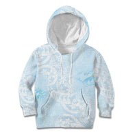 Polynesian Tiare Monstera Baby Blue Kid Hoodie Liquid Style LT01 Hoodie Blue - Polynesian Pride