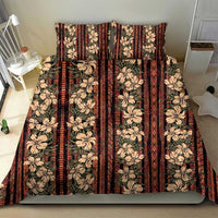 Hawaii Hibiscus Bedding Set Retro Style - Polynesian Pride