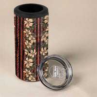 Hawaii Hibiscus 4 in 1 Can Cooler Tumbler Retro Style - Polynesian Pride