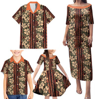 Hawaii Hibiscus Family Matching Puletasi and Hawaiian Shirt Retro Style LT01 - Polynesian Pride