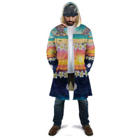 Hawaii Beach Landscape Time-Lapse Cloak Tropical Plumeria Flowers - Polynesian Pride