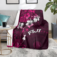Fiji Masi Blanket Fijian Hibiscus Tapa Pink Version LT01 - Polynesian Pride