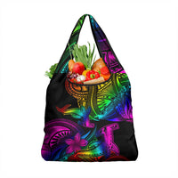 LGBT History Month Grocery Bag Polynesian Hammerhead Shark LT01 1-pack One Size Rainbow - Polynesian Pride