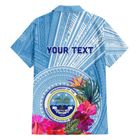 Micronesia Culture Day Family Matching Short Sleeve Bodycon Dress and Hawaiian Shirt Tribal Pattern Tropical Style LT01 - Polynesian Pride