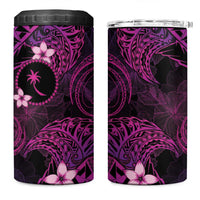 FSM Chuuk State 4 in 1 Can Cooler Tumbler Tribal Pattern Pink Version LT01 One Size: 16 oz Pink - Polynesian Pride