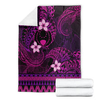 FSM Pohnpei State Blanket Tribal Pattern Pink Version LT01 - Polynesian Pride