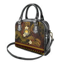 FSM Culture Day Shoulder Handbag Tribal Pattern Gold Version LT01 - Polynesian Pride