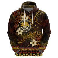 FSM Culture Day Zip Hoodie Tribal Pattern Gold Version LT01 - Polynesian Pride