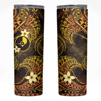 FSM Yap State Skinny Tumbler Tribal Pattern Gold Version
