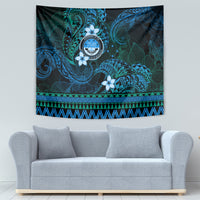 FSM Culture Day Tapestry Tribal Pattern Ocean Version